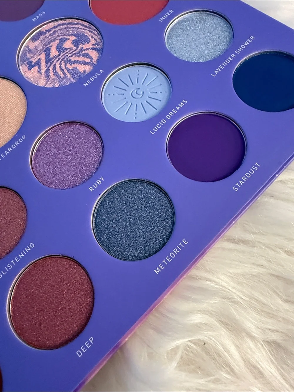 Morphe Constellation Sky Eyeshadow Palette — Purple & Coral Pink Artwork